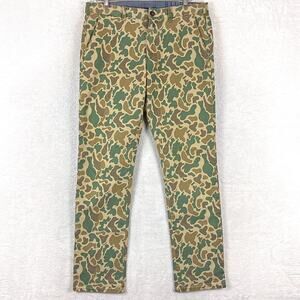 Bullhead Pants Mens 32x32 (34x32) Green Brown Duch Marsh Camo Dillon Outdoors